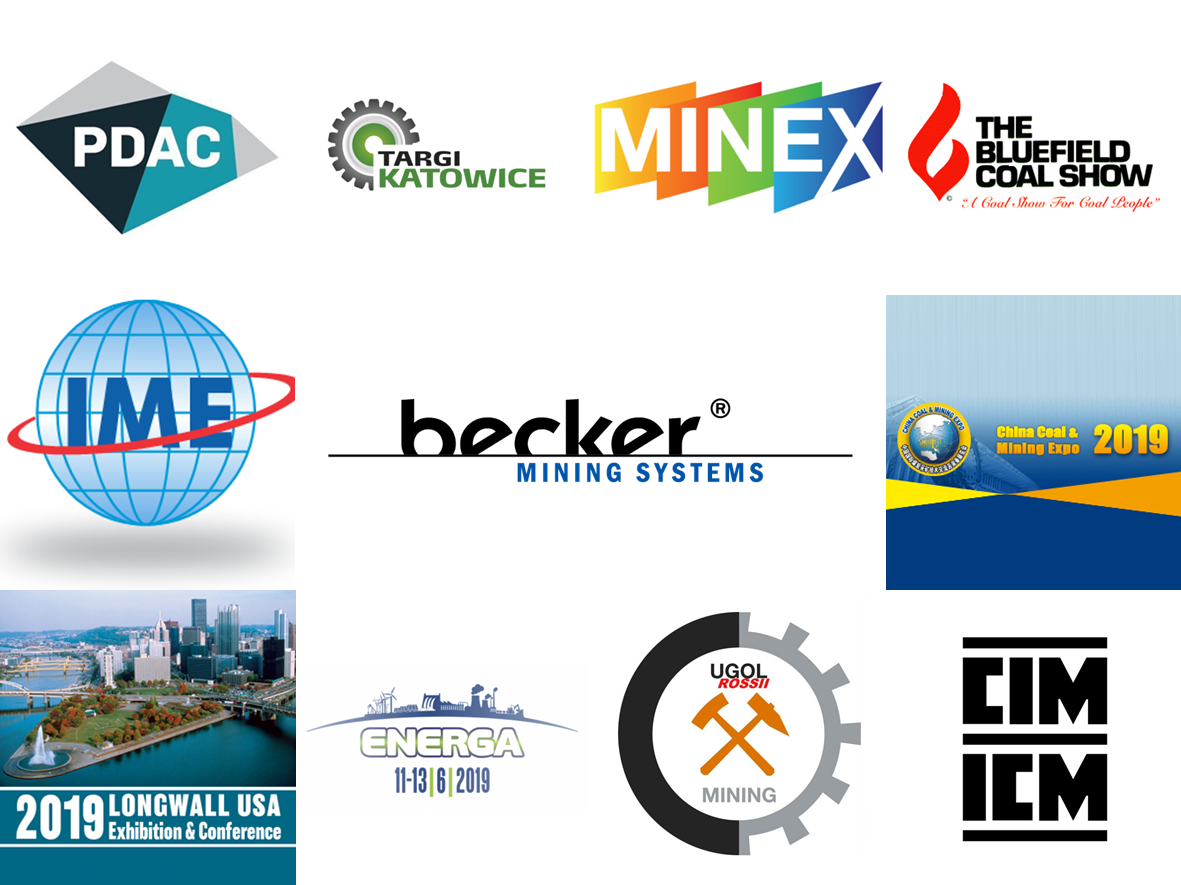 Exhibitions In 2019 | Becker Mining Systems AG